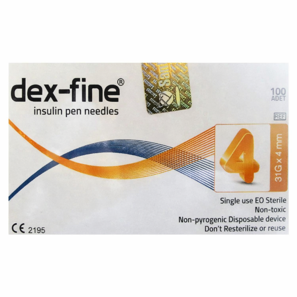 Dex-Fine 4 mm 31 G İnsülin